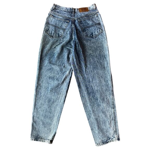 Vintage 80's Essentials Sport Acid Wash high rise Mom Button Fly jeans size 10 - Picture 8 of 12